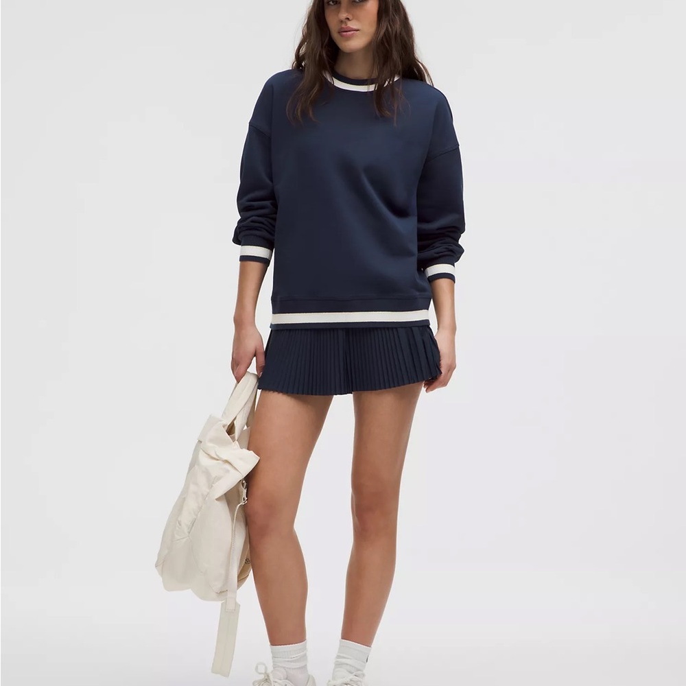 Lululemon Athletica Perfectly Oversized Ringer Crew - Picture 2 of 3